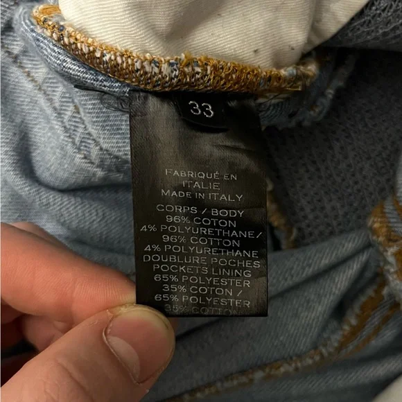 Balmain Biker Jeans Blue - Picture 4 of 6